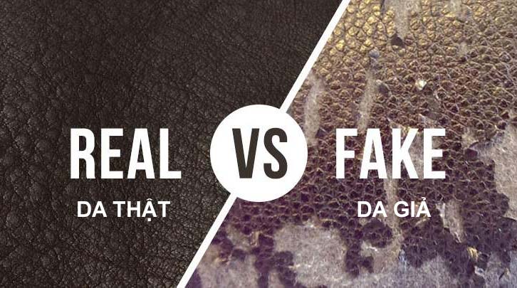 Cách phân biệt da thật da giả
