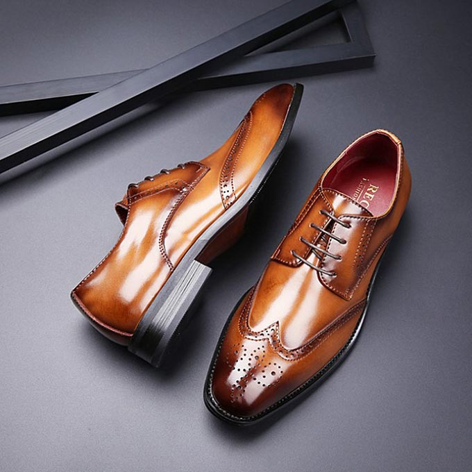 Giày tây nam Brogue